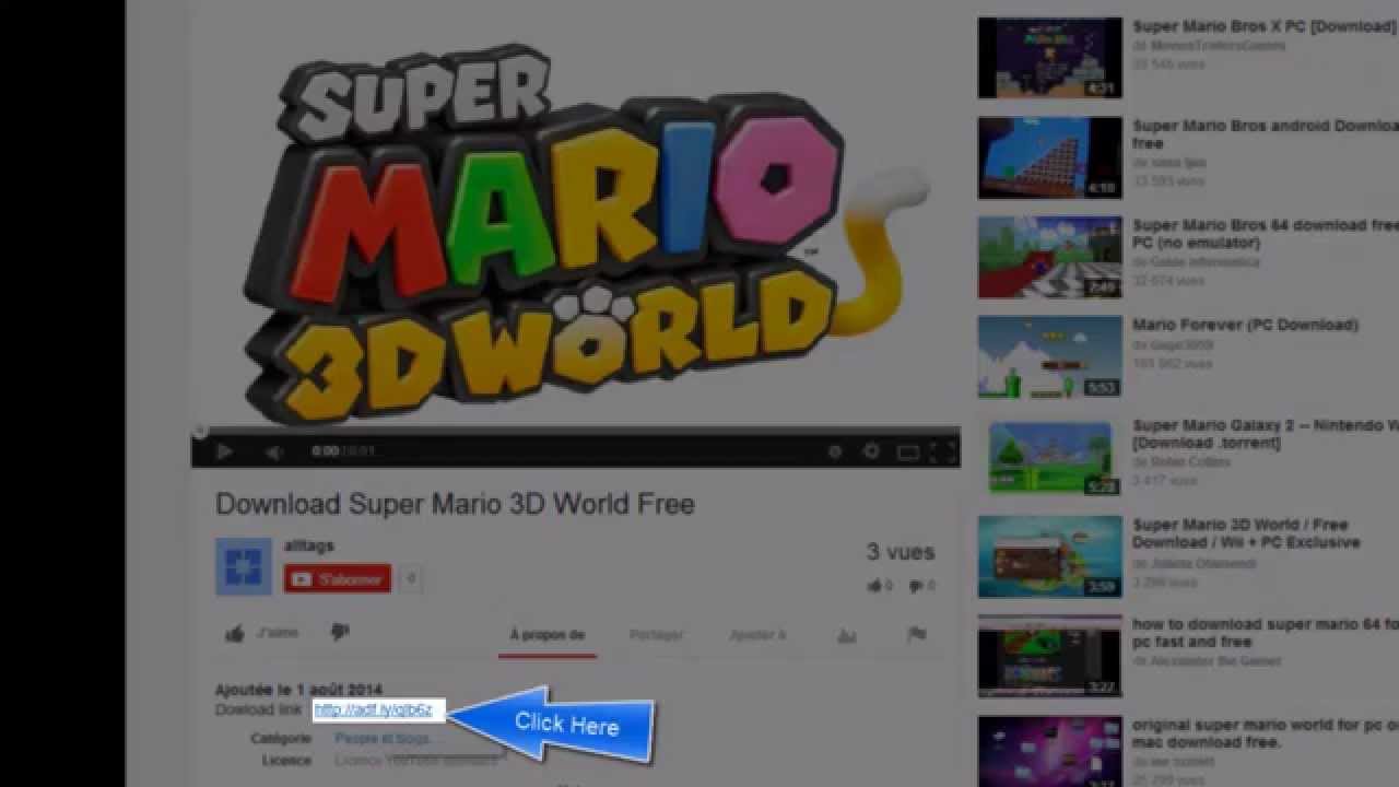 Super mario 3d world free